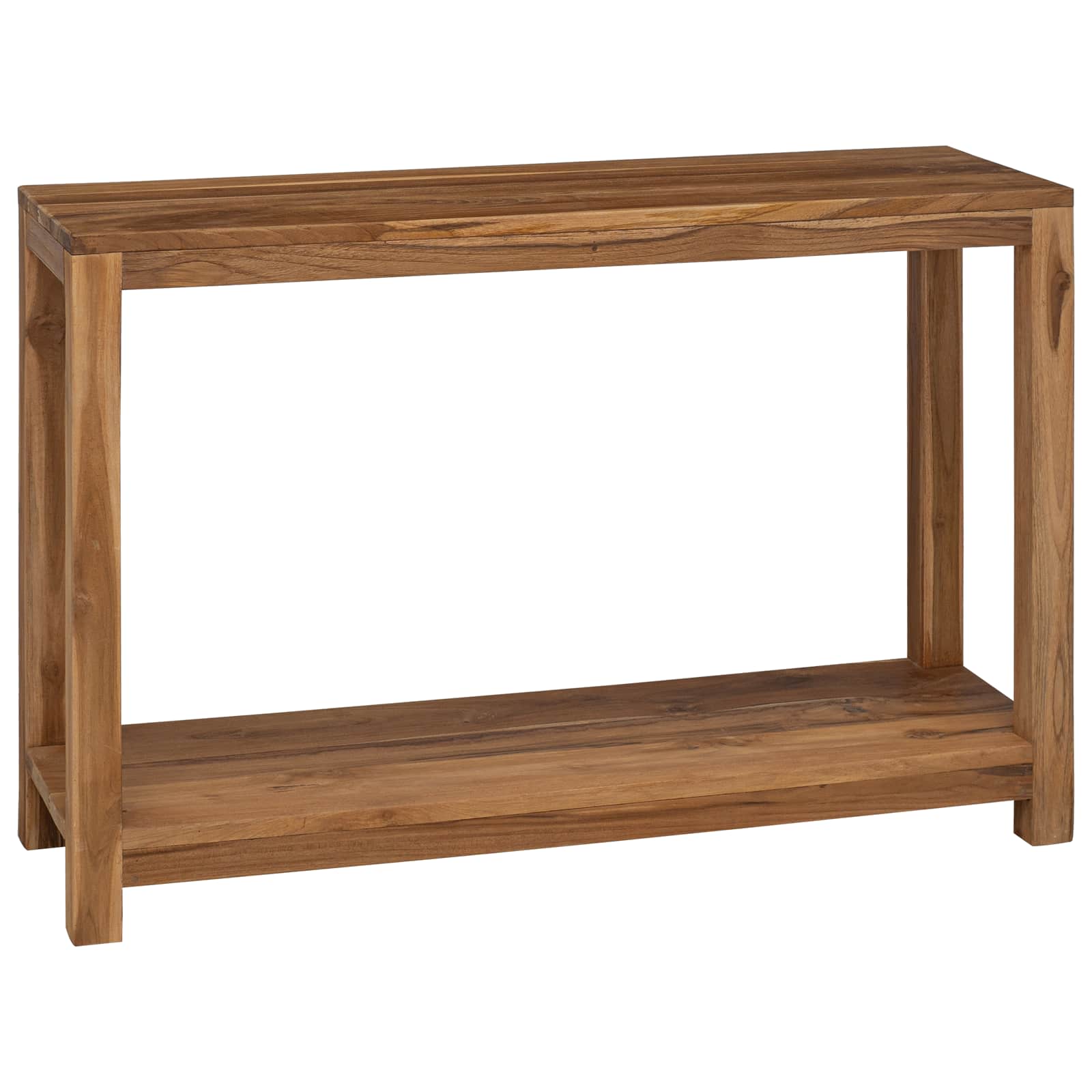 Τραπέζι κονσόλας Φυσικό 110 x 35 x 75 cm Στερεό Ξύλο Τίκ