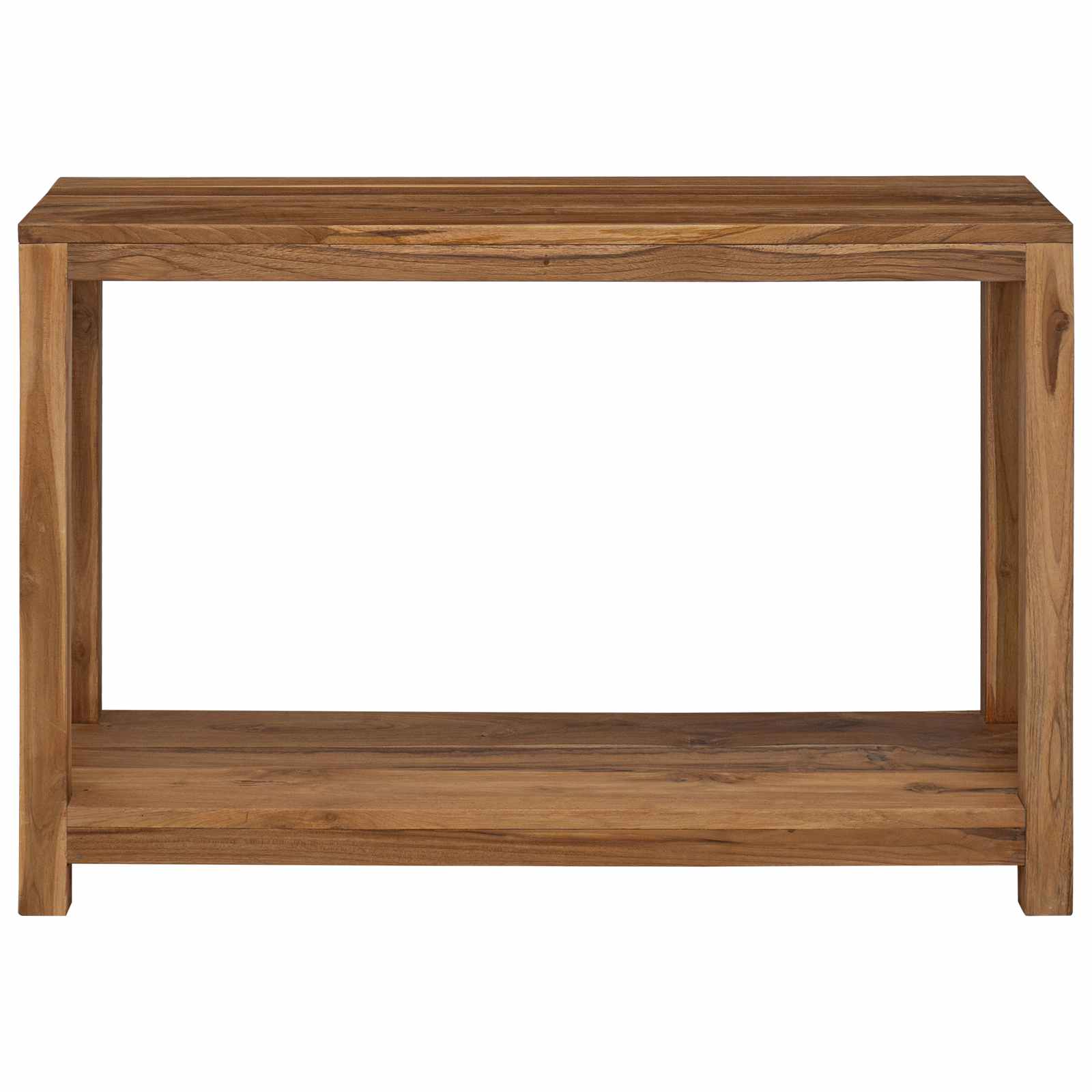 Τραπέζι κονσόλας Φυσικό 110 x 35 x 75 cm Στερεό Ξύλο Τίκ