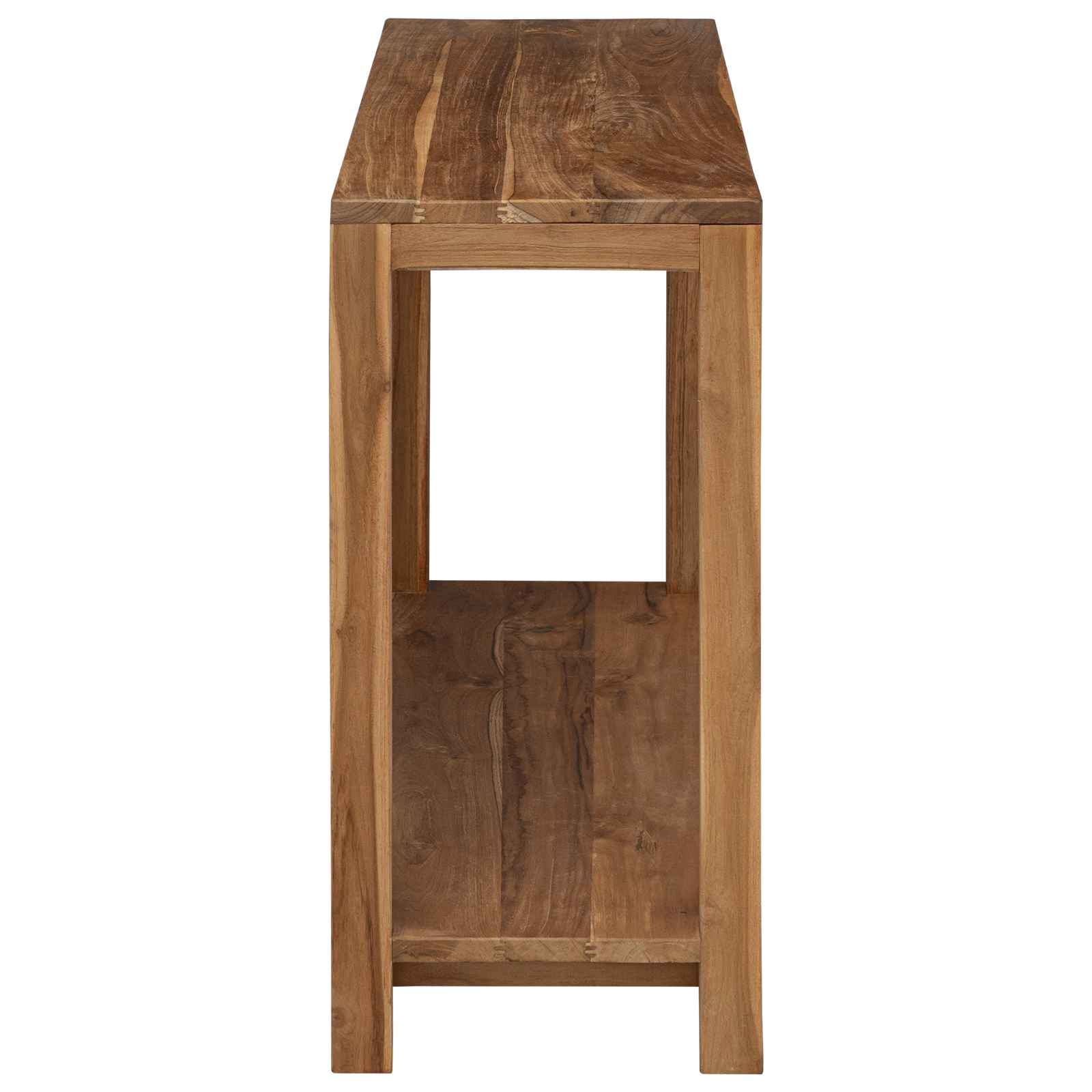Τραπέζι κονσόλας Φυσικό 110 x 35 x 75 cm Στερεό Ξύλο Τίκ