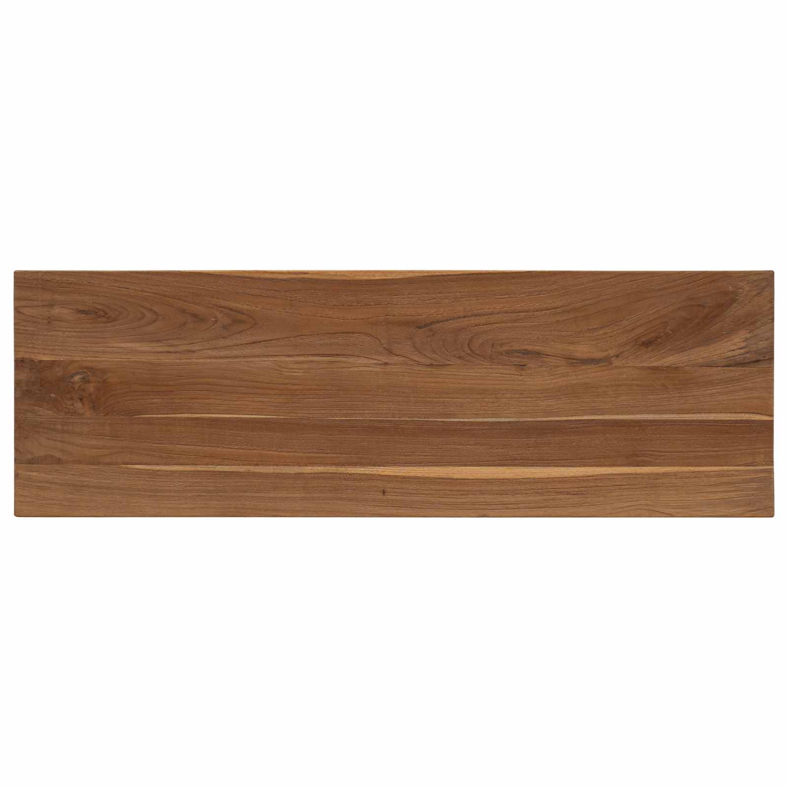 Τραπέζι κονσόλας Φυσικό 110 x 35 x 75 cm Στερεό Ξύλο Τίκ