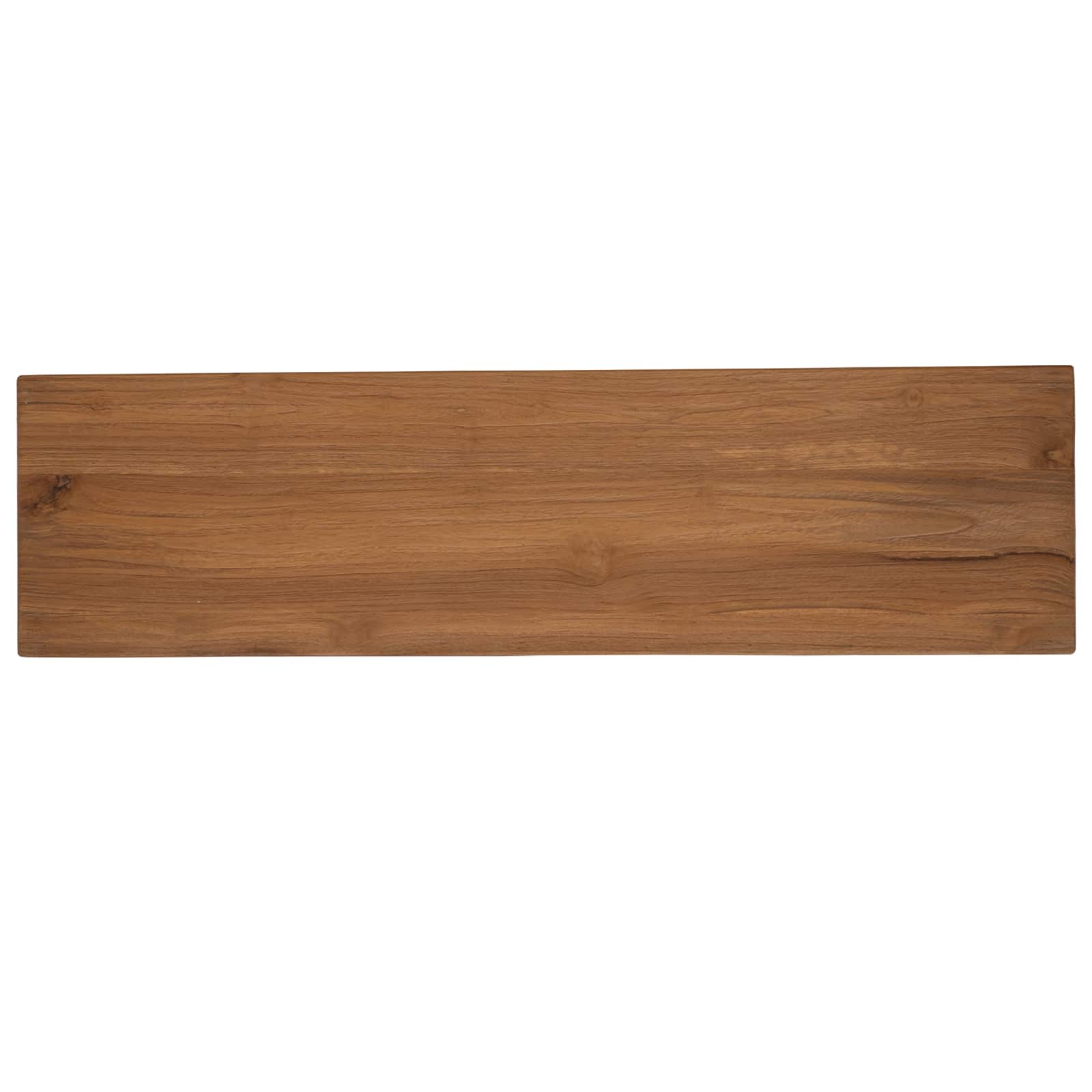 Έπιπλο τηλεόρασης 110 x 30 x 40 cm Φυσικό Στερεό Ξύλο Τίκ