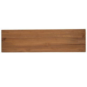 Έπιπλο τηλεόρασης 110 x 30 x 40 cm Φυσικό Στερεό Ξύλο Τίκ - Pakobazaar