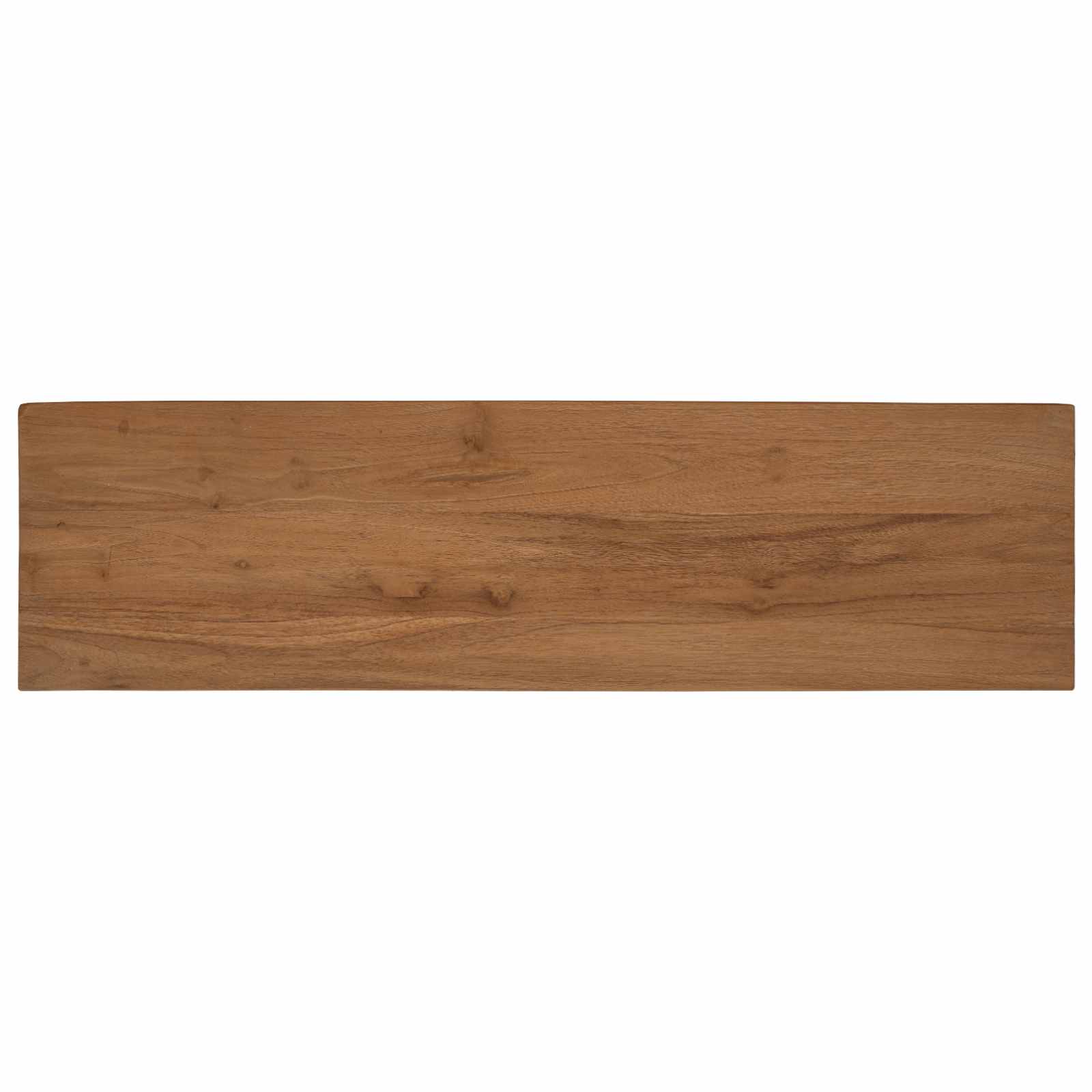 Ντουλάπι TV 110 x 30 x 35 cm Φυσικό Στερεό Ξύλο Τίκ