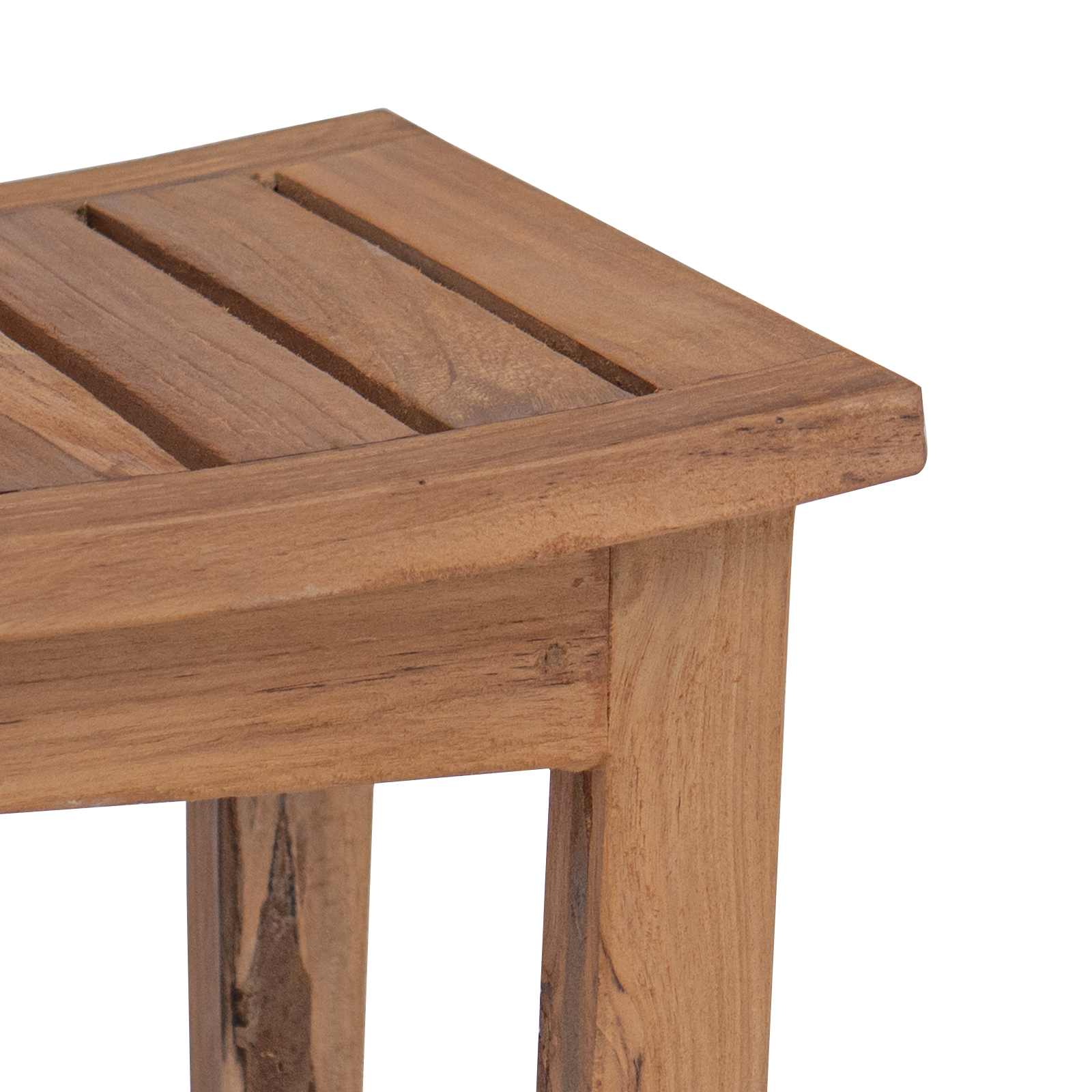 Τραπέζι Πλευρικής Μπανιέρας Φυσικό 50 x 35 x 45 cm