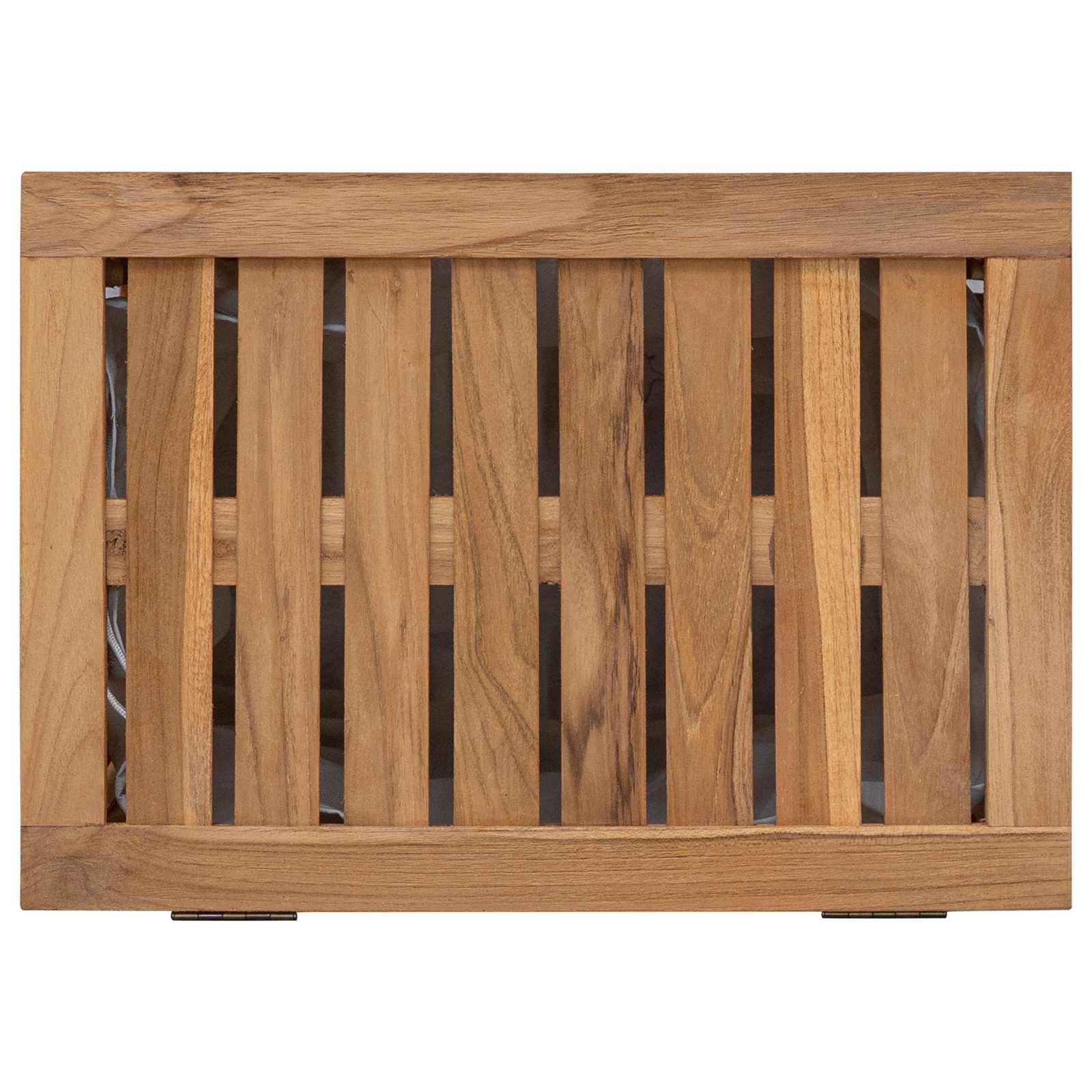 Καλάθι Πλυντηρίου Φυσικό 50 x 35 x 60 cm Στερεό Ξύλο Τίκ