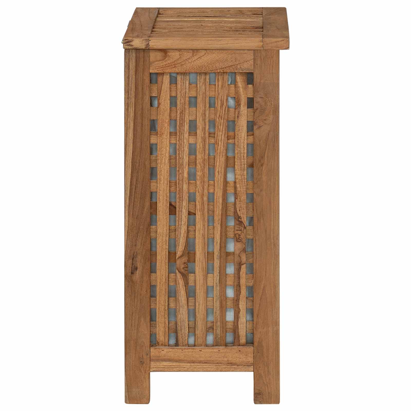 Καλάθι Πλυντηρίου Φυσικό 35 x 25 x 60 cm Στερεό Ξύλο Τίκ