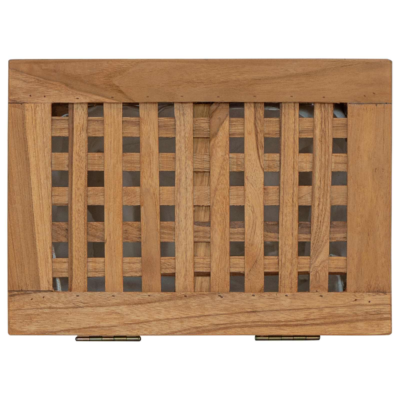 Καλάθι Πλυντηρίου Φυσικό 35 x 25 x 60 cm Στερεό Ξύλο Τίκ