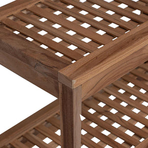 Τραπέζι Πλευρικής Μπανιέρας Φυσικό 60 x 30 x 45 cm - Pakobazaar