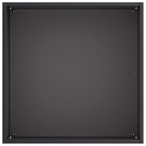 Γλάστρα Κήπου Μαύρο 35 x 35 x 35 cm Ψυχρής έλασης χάλυβας - Pakobazaar