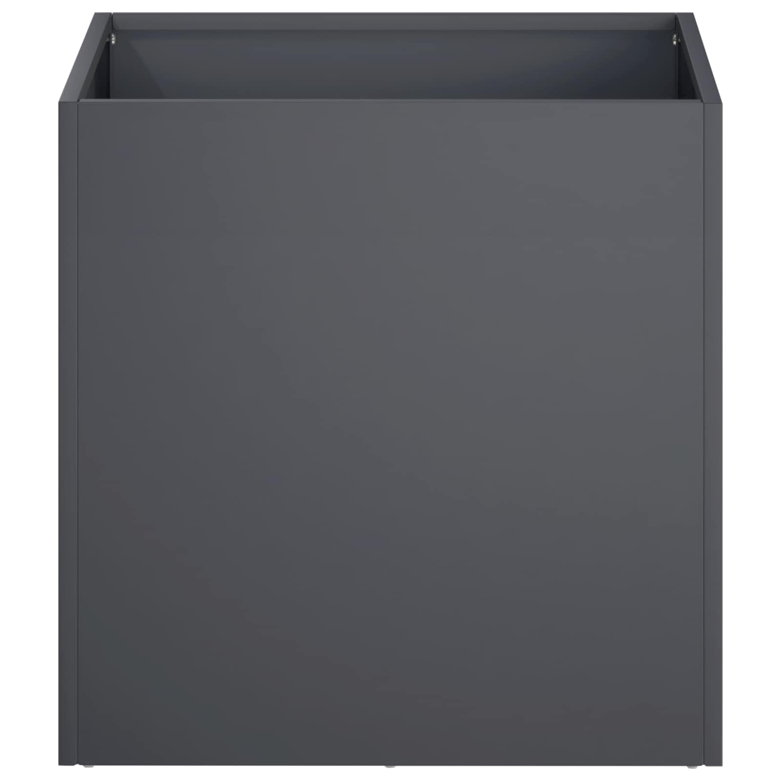 Γλάστρα Κήπου 2 τμχ. Ανθρακί 35 x 35 x 35 cm - Pakobazaar