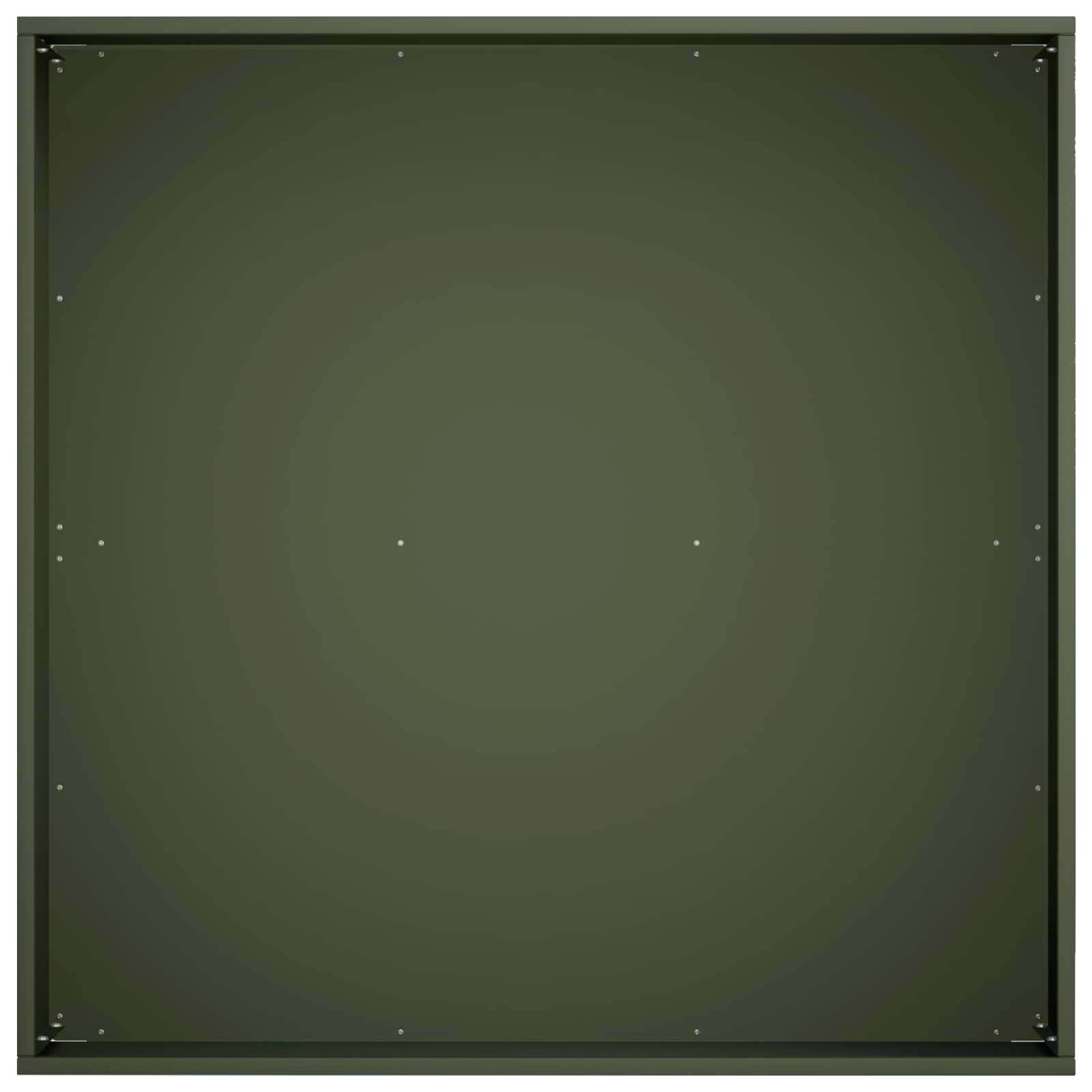 Γλάστρα Κήπου Λαδί 40 x 40 x 20 cm Ψυχρής έλασης χάλυβας - Pakobazaar