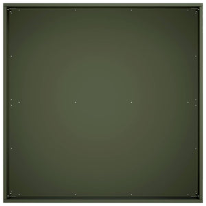 Γλάστρα Κήπου Λαδί 40 x 40 x 20 cm Ψυχρής έλασης χάλυβας - Pakobazaar