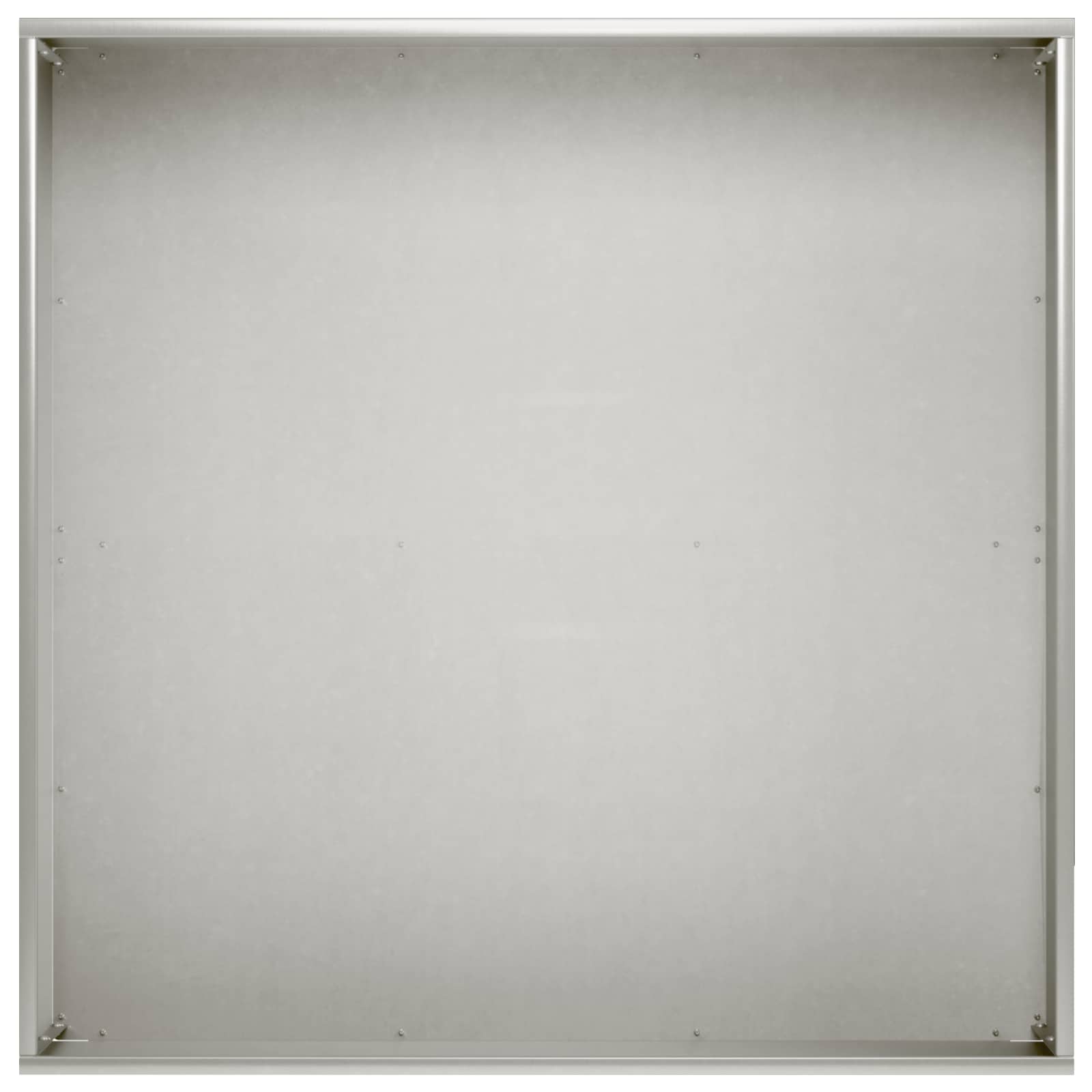 Γλάστρα Κήπου 2 τμχ. Ασημί 40 x 40 x 20 cm Ανοξείδωτο Ατσάλι - Pakobazaar