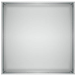 Γλάστρα Κήπου Ασημί 40 x 40 x 20 cm Γαλβανισμένος Χάλυβας - Pakobazaar