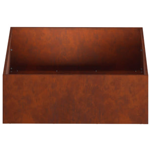 Γλάστρα Κήπου Σκ rusty 40 x 40 x 20 cm - Pakobazaar