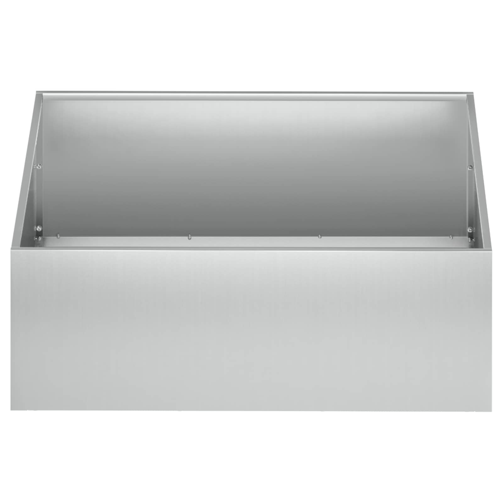 Γλάστρα Κήπου 2 τμχ. Ασημί 60 x 60 x 20 εκ - Pakobazaar