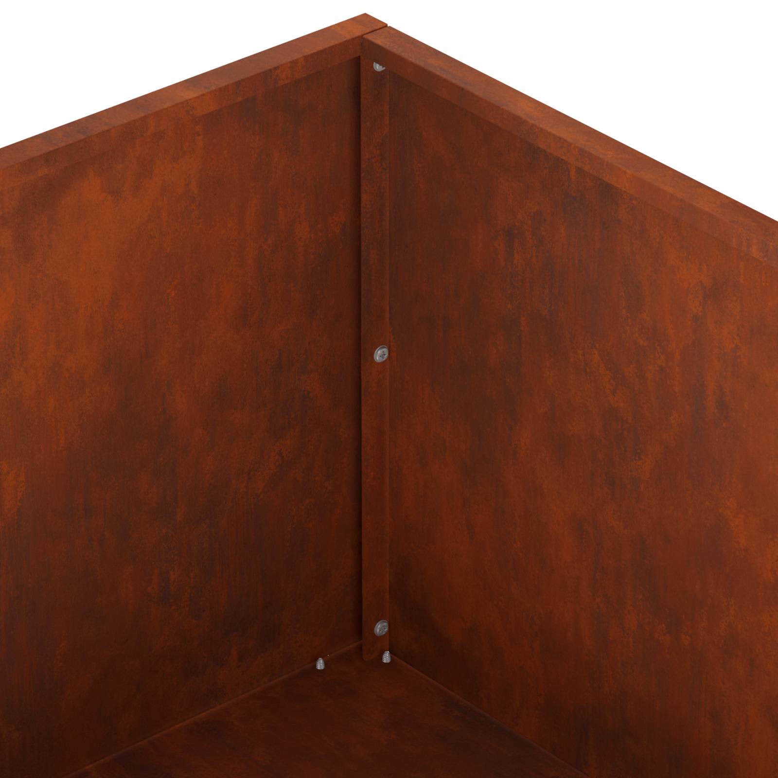 Γλάστρα Κήπου 2 τμχ. Σκ rusty 60 x 60 x 20 εκ - Pakobazaar