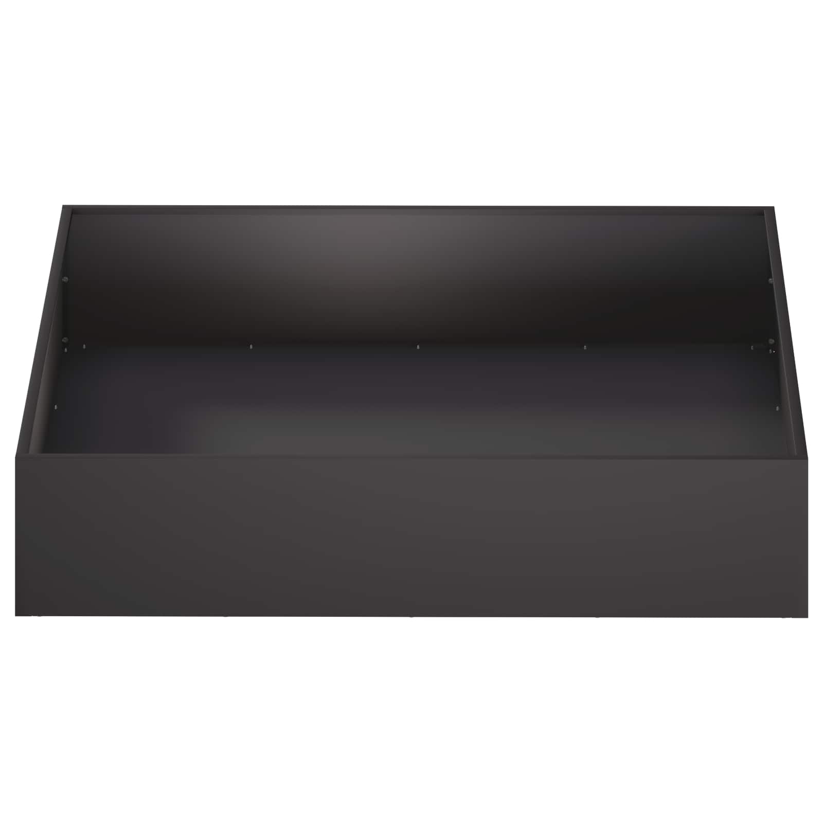 Γλάστρα Κήπου Μαύρο 100 x 100 x 20 cm Ψυχρής έλασης χάλυβας - Pakobazaar
