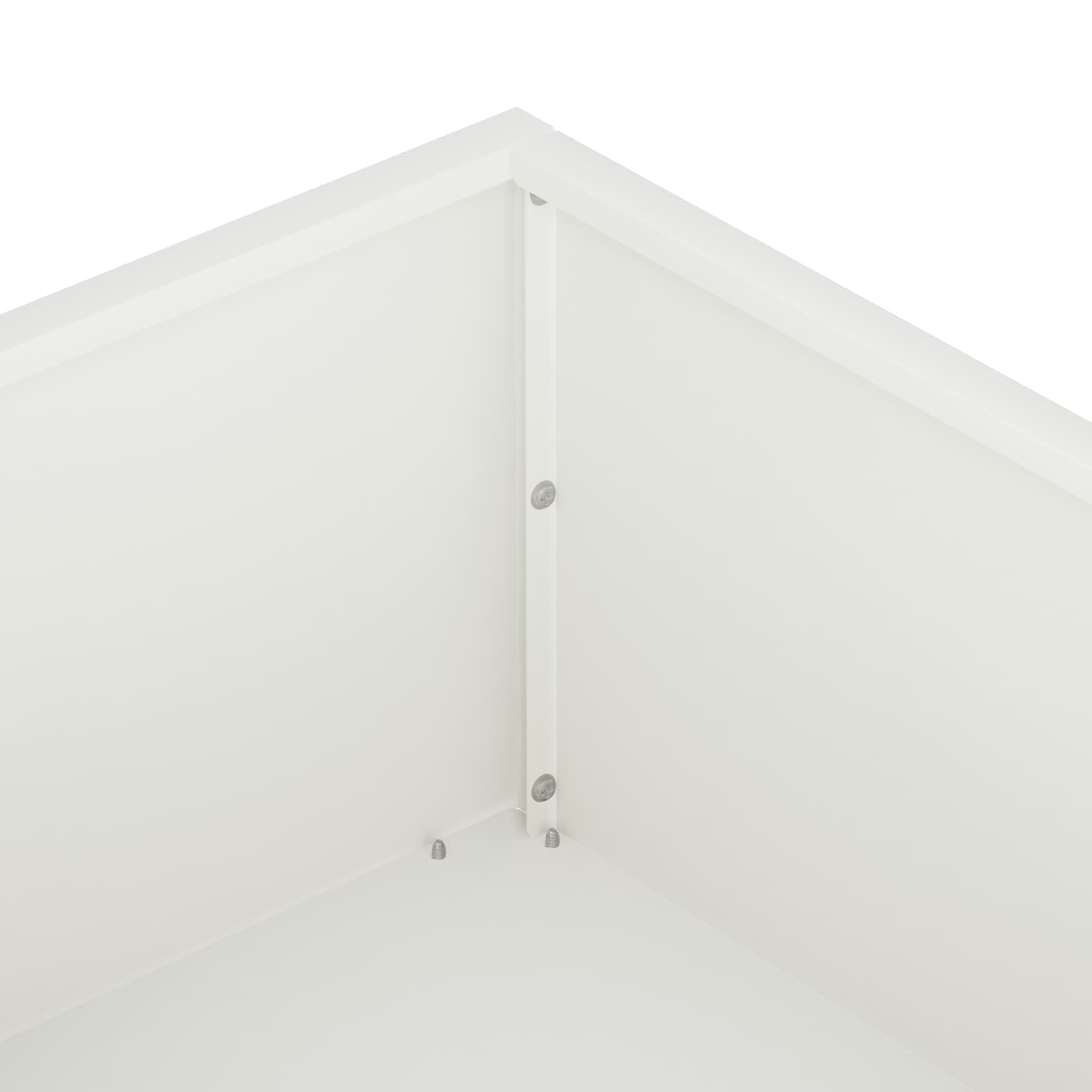 Γλάστρα Κήπου 2 τμχ. Λευκό 100 x 100 x 20 cm