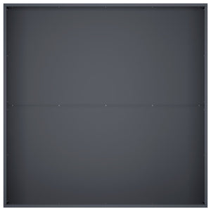 Γλάστρα Κήπου 2 τμχ. Ανθρακί 100 x 100 x 20 cm