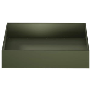 Γλάστρα Κήπου 2 τμχ. Λαδί 100 x 100 x 20 cm - Pakobazaar