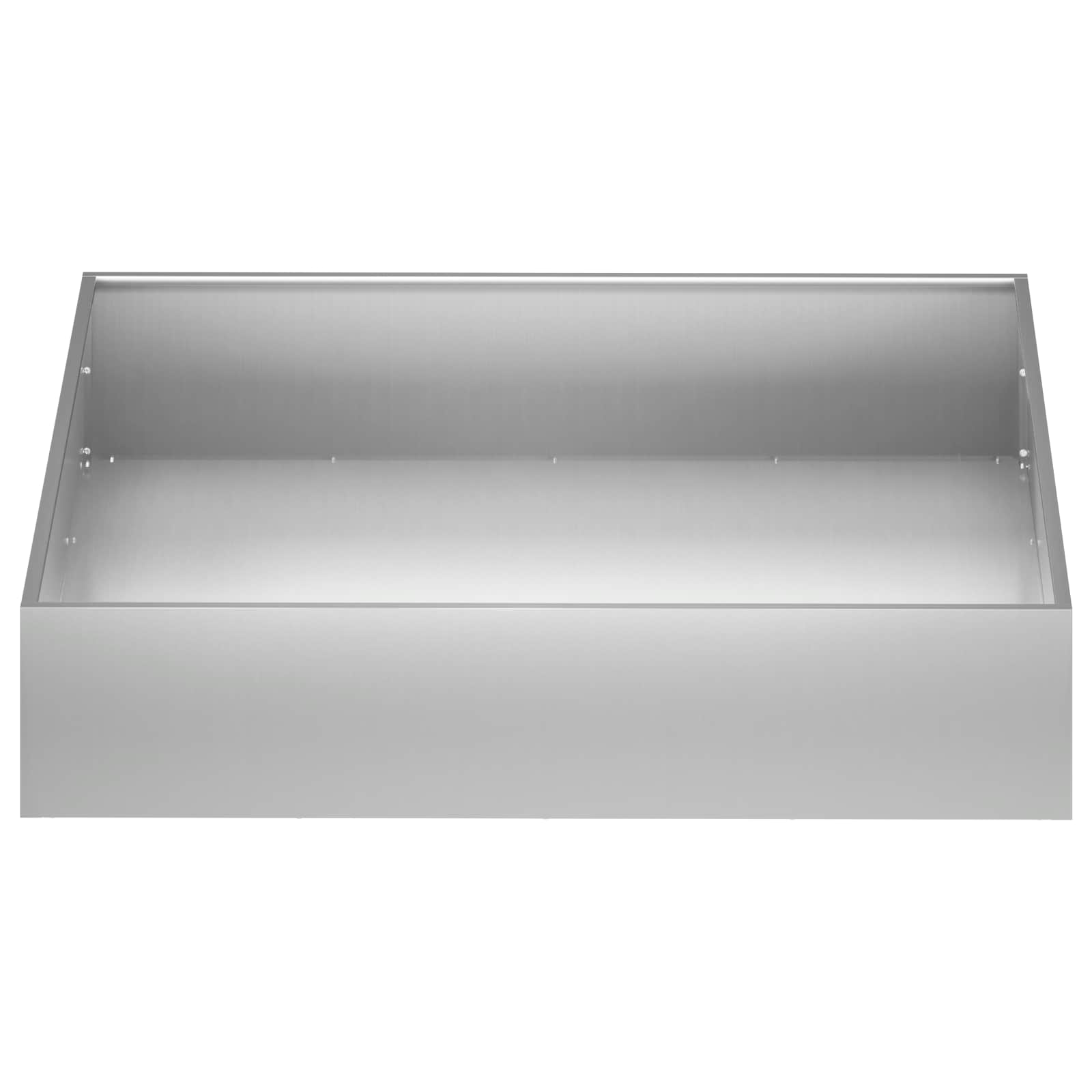 Γλάστρα Κήπου Ασημί 100 x 100 x 20 cm Γαλβανισμένος Χάλυβας