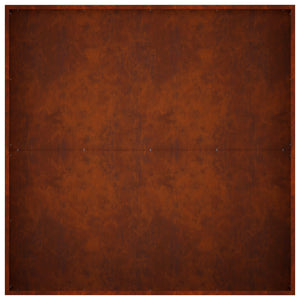 Γλάστρα Κήπου Σκ rusty 100 x 100 x 20 cm - Pakobazaar