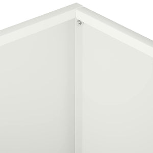 Γλάστρα Κήπου Λευκό 40 x 40 x 30 cm Ψυχρής έλασης χάλυβας - Pakobazaar