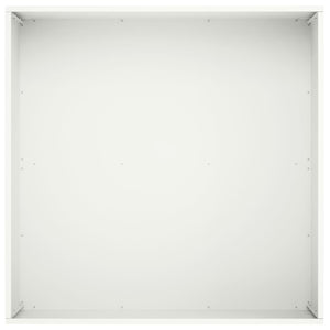Γλάστρα Κήπου 2 τμχ. Λευκό 40 x 40 x 30 cm