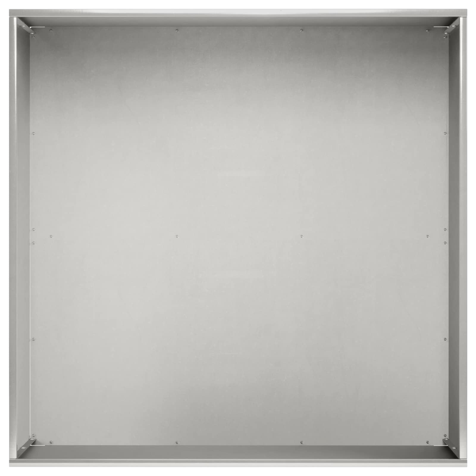 Γλάστρα Κήπου Ασημί 40 x 40 x 30 cm Ανοξείδωτο Ατσάλι - Pakobazaar
