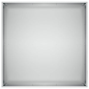 Γλάστρα Κήπου Ασημί 40 x 40 x 30 cm Γαλβανισμένος Χάλυβας
