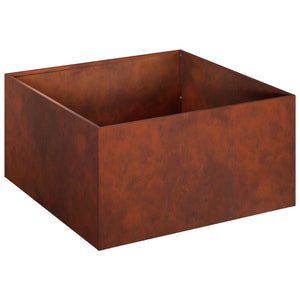 Γλάστρα Κήπου 2 τμχ. Σκ rusty 40 x 40 x 30 cm - Pakobazaar