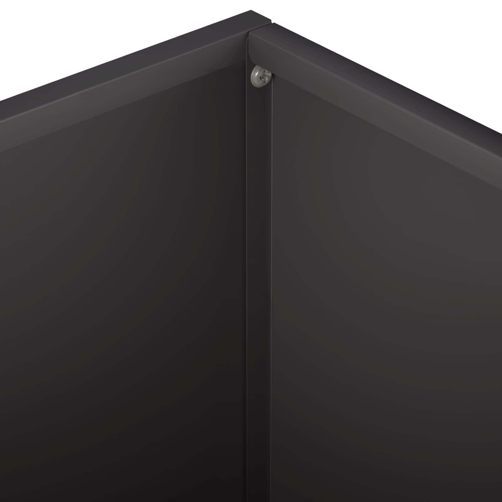 Γλάστρα Κήπου Μαύρο 60 x 60 x 30 cm Ψυχρής έλασης χάλυβας