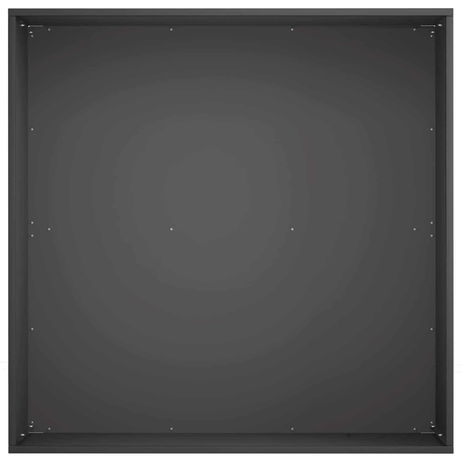Γλάστρα Κήπου Μαύρο 60 x 60 x 30 cm Ψυχρής έλασης χάλυβας