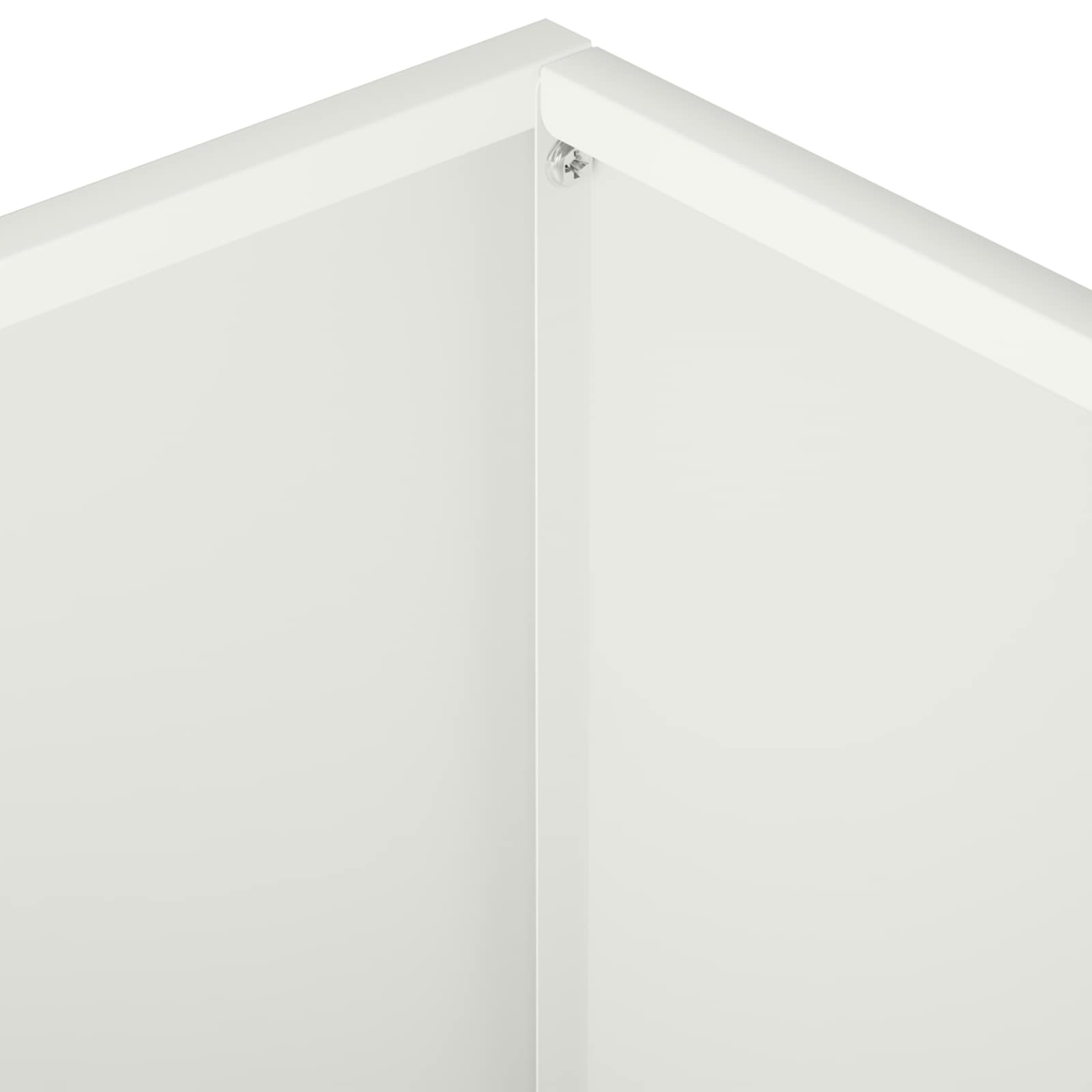 Γλάστρα Κήπου Λευκό 60 x 60 x 30 cm Ψυχρής έλασης χάλυβας - Pakobazaar