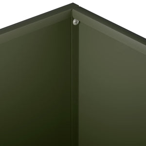 Γλάστρα Κήπου 2 τμχ. Λαδί 60 x 60 x 30 cm Ψυχρής έλασης χάλυβας - Pakobazaar