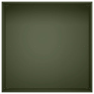 Γλάστρα Κήπου 2 τμχ. Λαδί 60 x 60 x 30 cm Ψυχρής έλασης χάλυβας - Pakobazaar