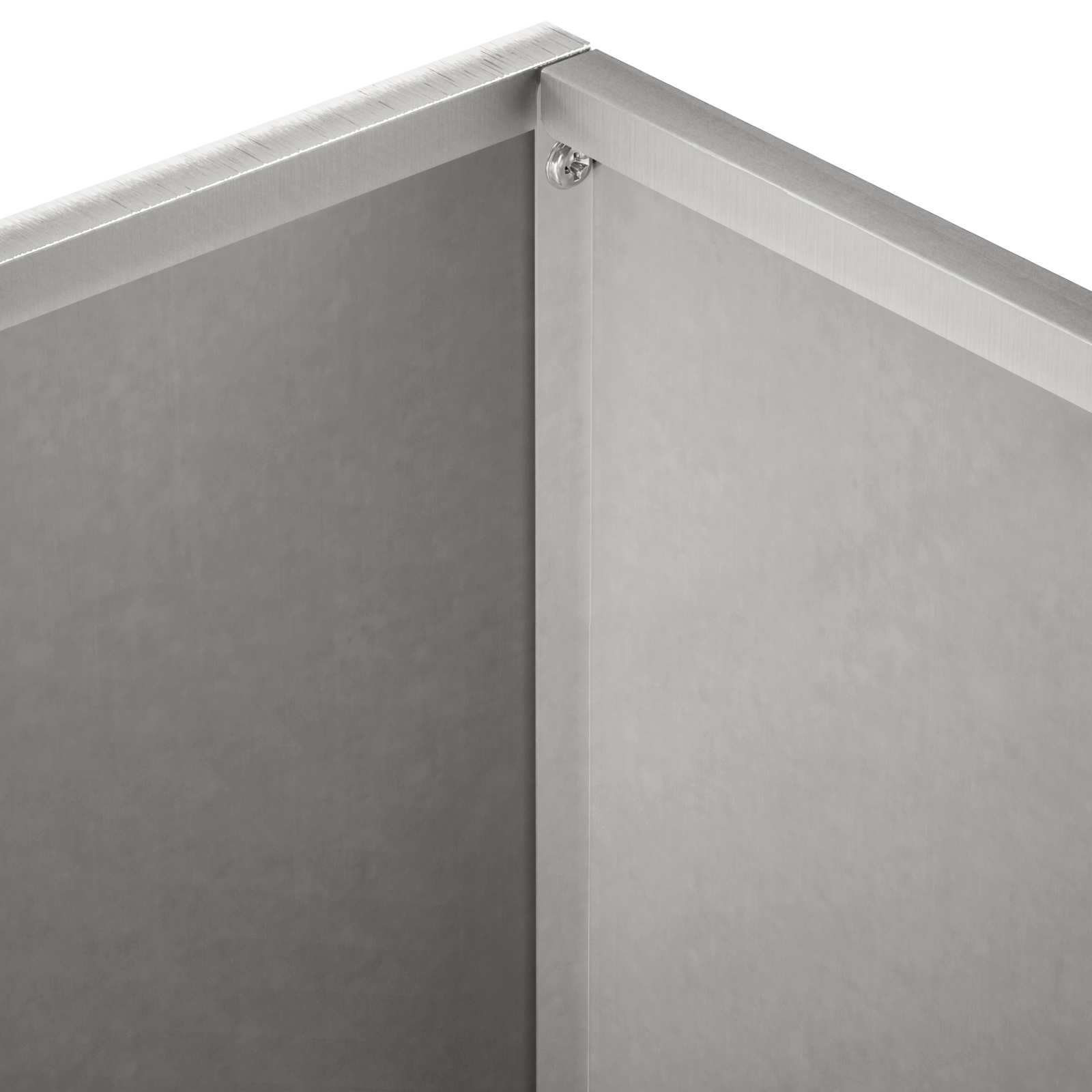 Γλάστρα Κήπου 2 τμχ. Ασημί 60 x 60 x 30 cm Ανοξείδωτο Ατσάλι - Pakobazaar