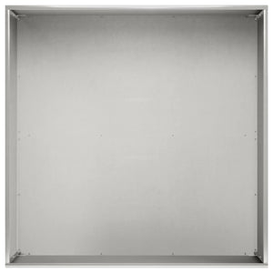 Γλάστρα Κήπου 2 τμχ. Ασημί 60 x 60 x 30 cm Ανοξείδωτο Ατσάλι - Pakobazaar