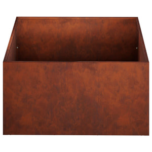 Γλάστρα Κήπου 2 τμχ. Σκ rusty 60 x 60 x 30 cm - Pakobazaar