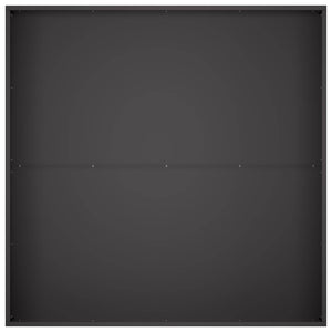 Γλάστρα Κήπου 2 τμχ. Μαύρο 100 x 100 x 30 cm - Pakobazaar