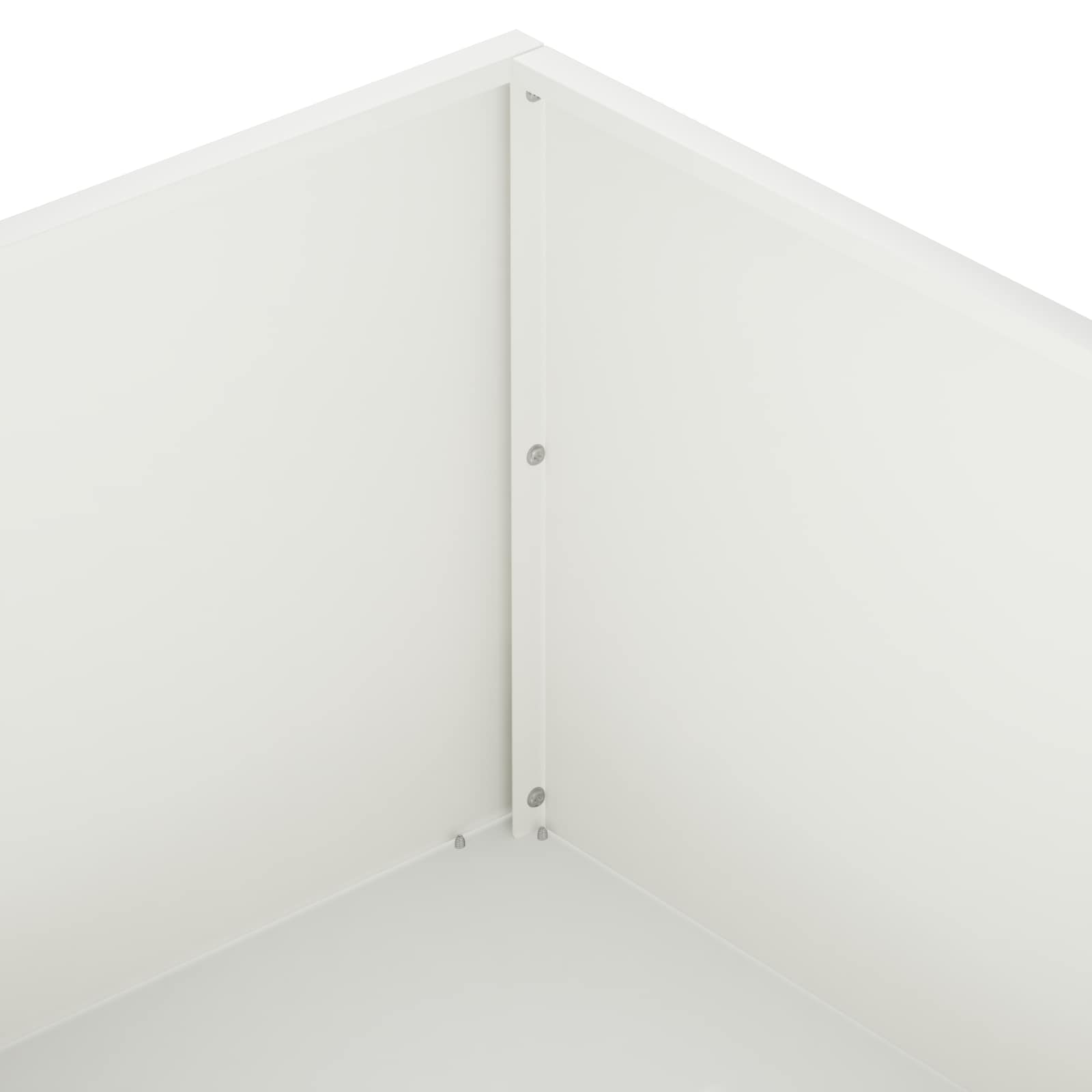 Γλάστρα Κήπου 2 τμχ. Λευκό 100 x 100 x 30 cm