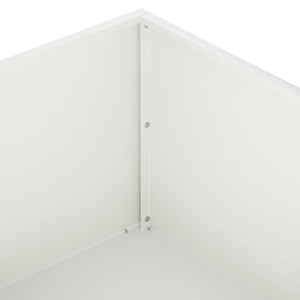 Γλάστρα Κήπου 2 τμχ. Λευκό 100 x 100 x 30 cm