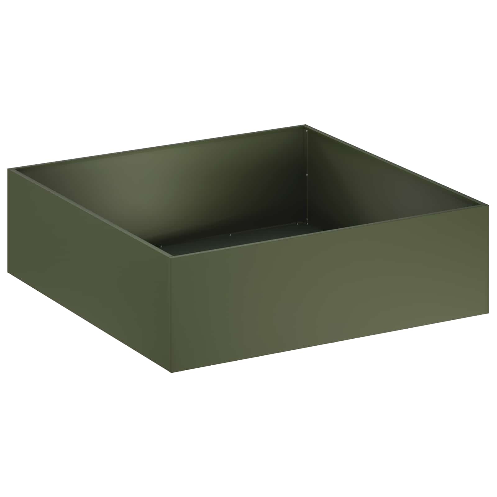 Γλάστρα Κήπου 2 τμχ. Λαδί 100 x 100 x 30 cm