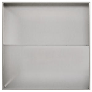Γλάστρα Κήπου 2 τμχ. Ασημί 100 x 100 x 30 cm Ανοξείδωτο Ατσάλι - Pakobazaar