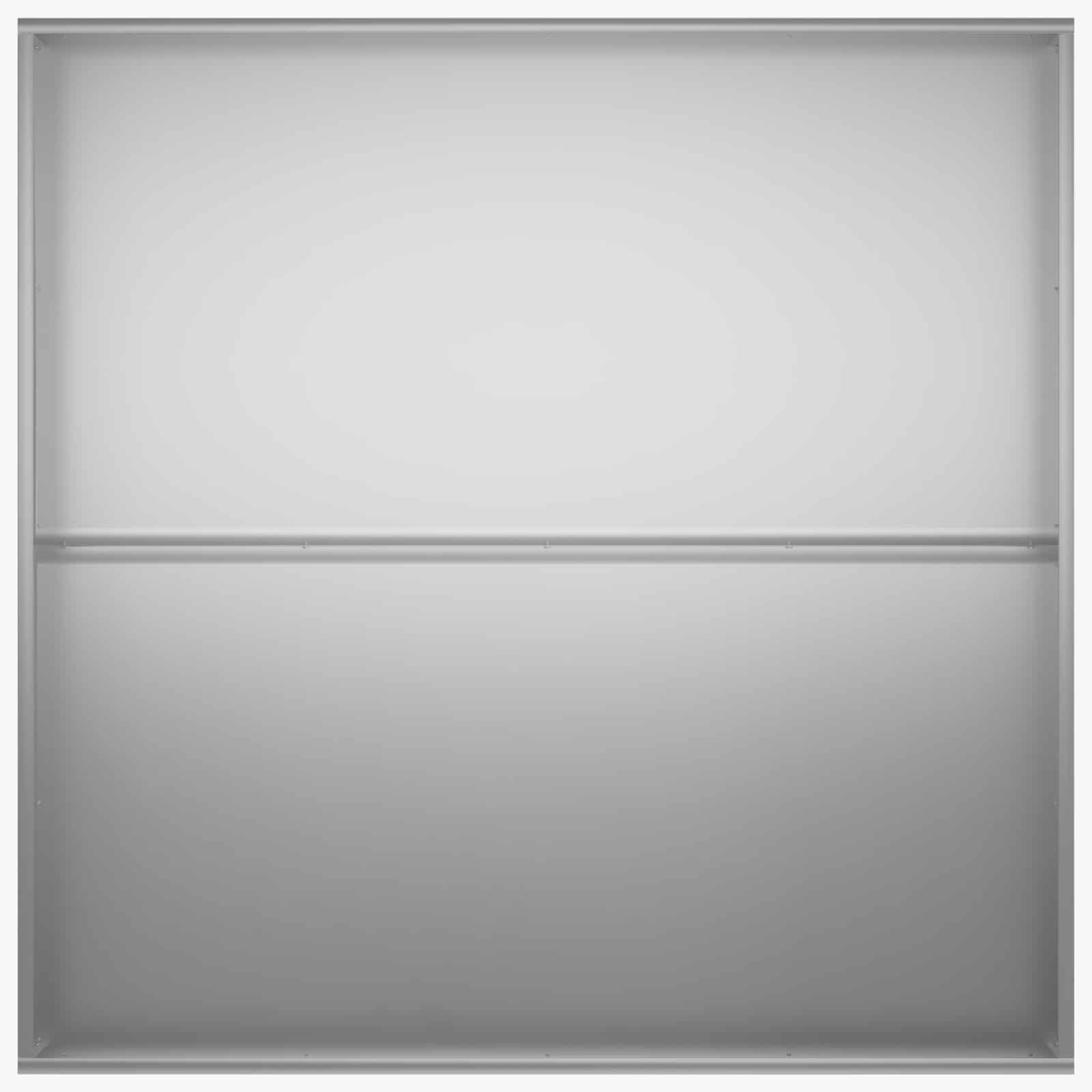 Γλάστρα Κήπου Ασημί 100 x 100 x 30 cm Γαλβανισμένος Χάλυβας