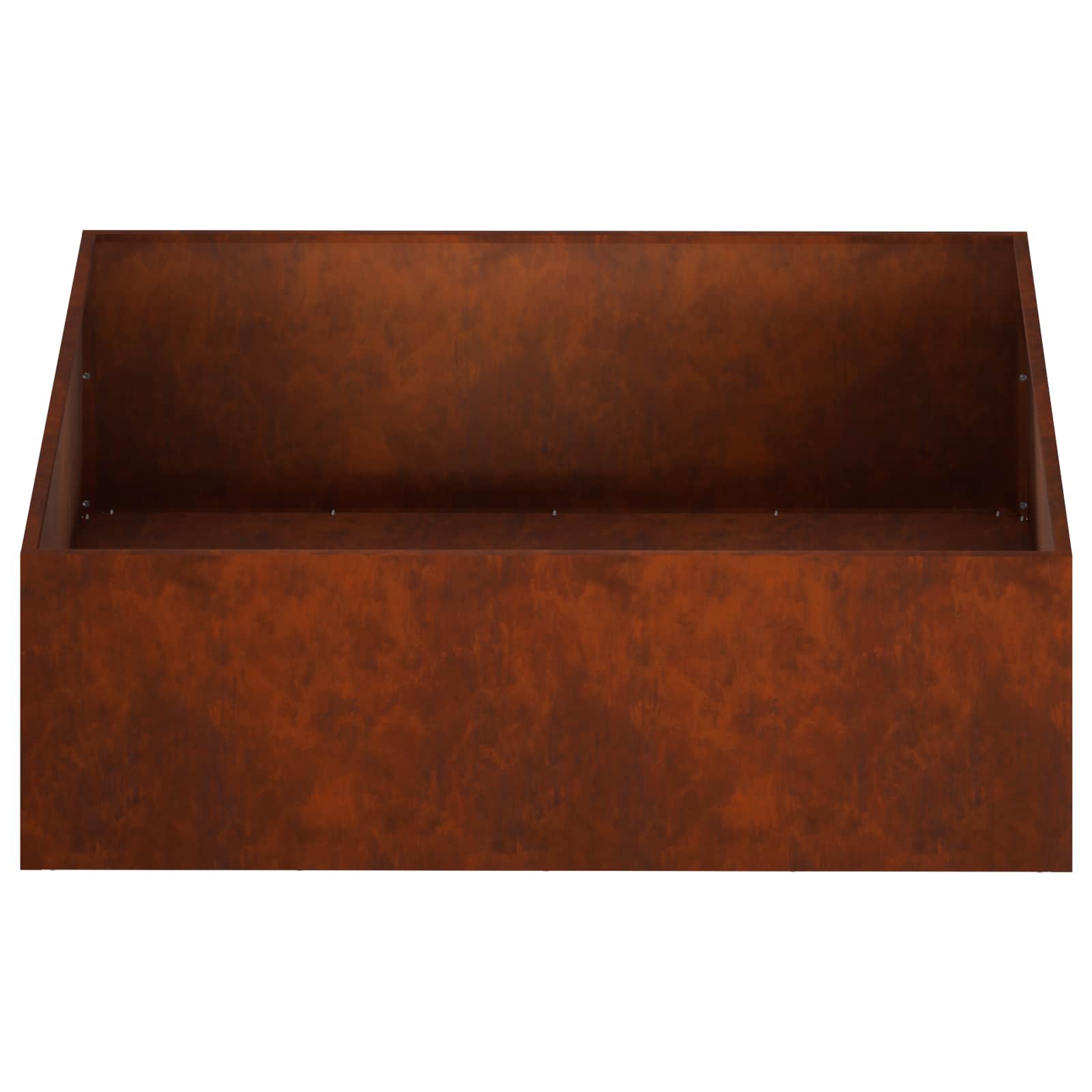 Γλάστρα Κήπου 2 τμχ. Σκ rusty 100 x 100 x 30 cm - Pakobazaar