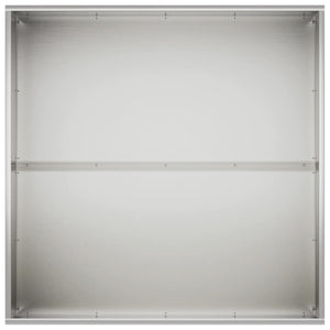 Γλάστρα Κήπου 2 τμχ. Ασημί 60 x 60 x 40 cm Ανοξείδωτο Ατσάλι - Pakobazaar