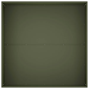 Γλάστρα Κήπου 2 τμχ. Λαδί 80 x 80 x 40 cm Ψυχρής έλασης χάλυβας - Pakobazaar