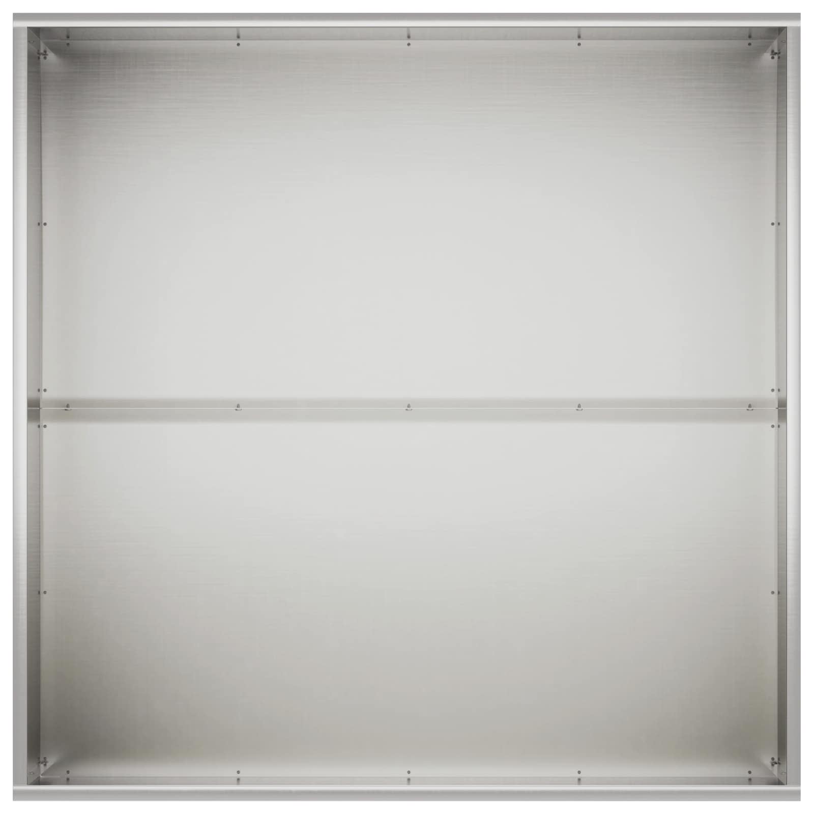Γλάστρα Κήπου 2 τμχ. Ασημί 80 x 80 x 40 cm Ανοξείδωτο Ατσάλι - Pakobazaar